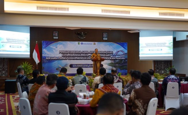 Wakil Wali Kota Palangka Raya, Achmad Zaini pada kegiatan Penguatan Kerja Sama Antar Daerah di Kantor Perwakilan Bank Indonesia Kalimantan Tengah