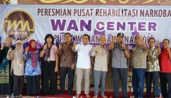 Wakil Wali Kota, Achmad Zaini meresmikan pusat rehabilitasi narkoba WAN Center di Jalan Karanggan, Kota Palangka Raya