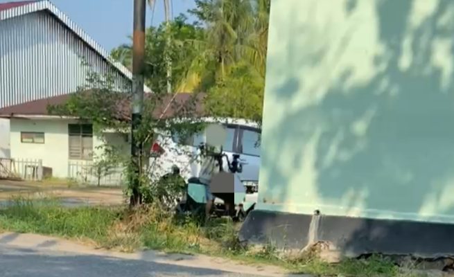 Diduga melakukan hal tak senonoh di belakang TK Kartika, Palangka Raya