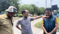 Jelang Musim Hujan, Fairid Naparin Tinjau Drainase Rawan Genangan